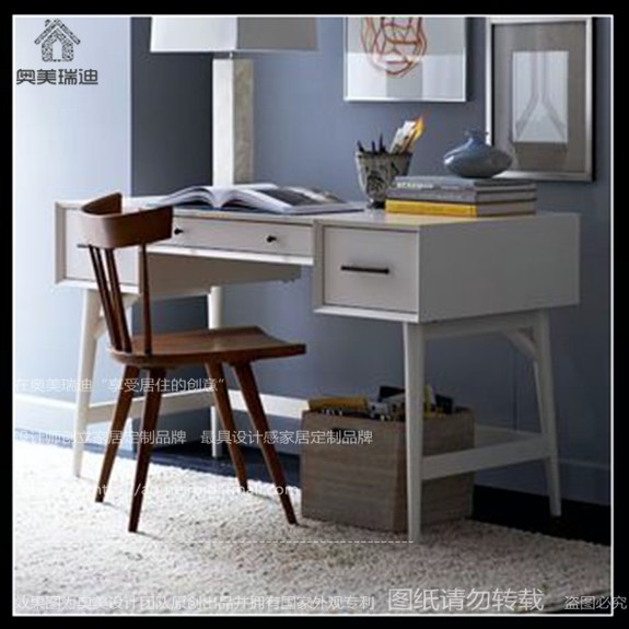Buy White Piano Lacquer Modern Minimalist Desk Desk Desk Desk Desk