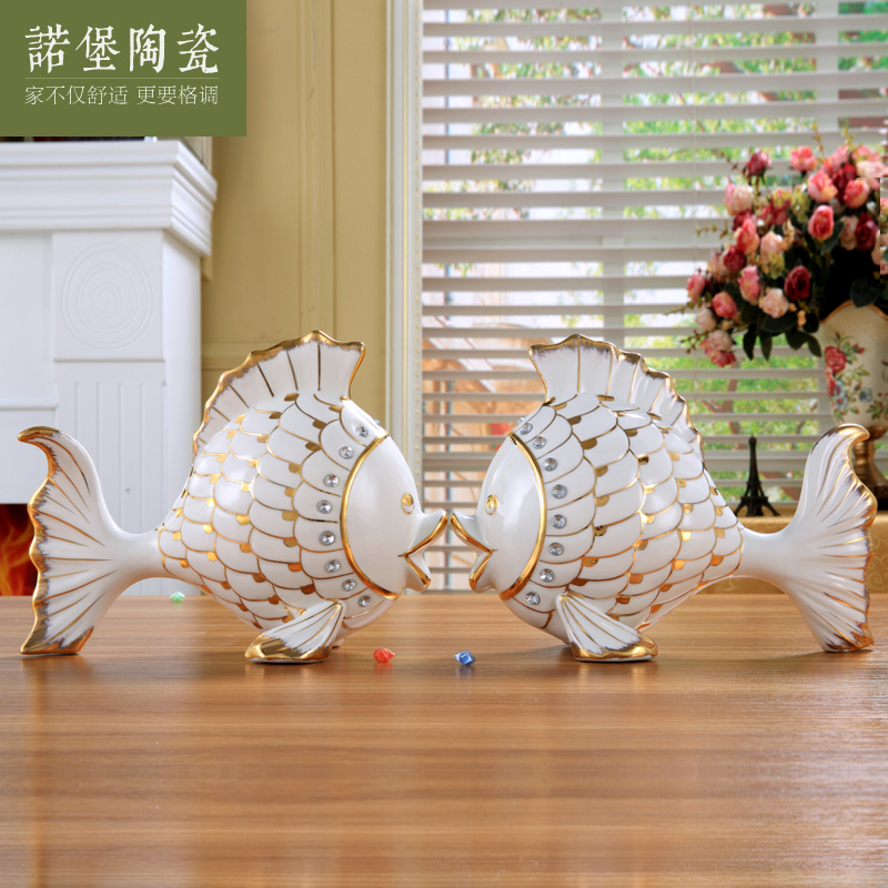Year After More Than A Ceramic Fish Ornaments Modern Home Year After More Than A Ceramic Fish Ornaments Modern Home Accessories Office Bedroom Living Room Furnishings Decoration Installed In