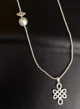 纯银蒙古元素乌力吉女吊坠项链