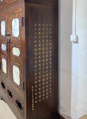 顶箱柜古董海南黄花梨