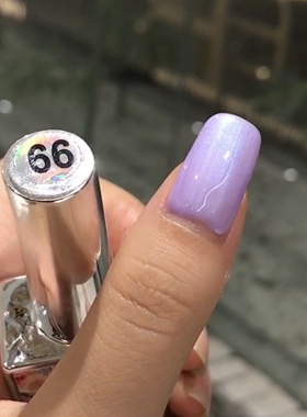 梦幻紫色人鱼姬细闪树脂指甲胶