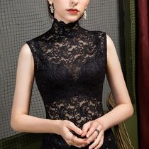 High collar leave collar children 100 matched with sweater lace undershirt high-end clothes collar L false collar vest 2023 new autumn