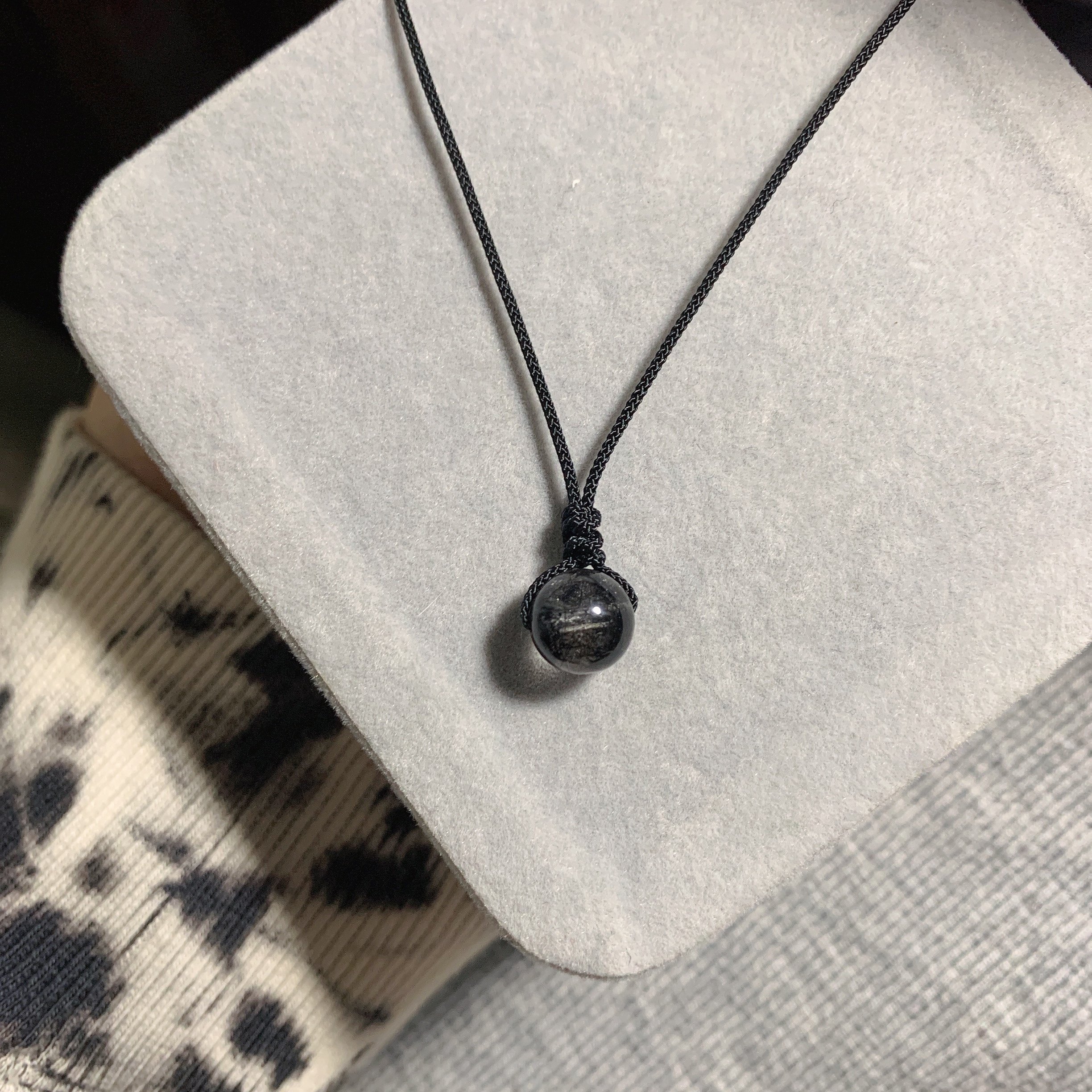 稀有水晶收藏级聚宝盆净透体黑发晶小灯泡编绳项链男女,淘宝优惠券,粉丝福利购,淘宝优惠卷