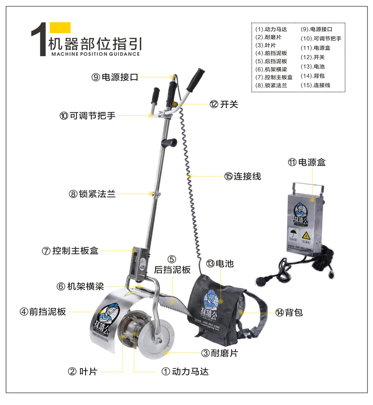 摸墙工搅拌机原装配件线头开关芯片盒电源盒电机叶片耐磨片刀片-图0