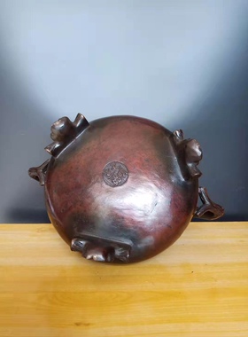 大梅花熏炉蚊香熏炉纯铜摆件