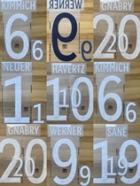 Germanys 2021 European Cup away player prints with multiple choice of NameNumber