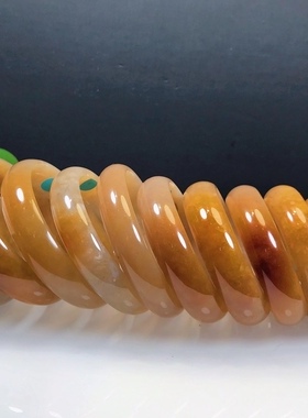 天然珊瑚玉冰彩手镯