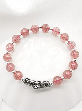 小众草莓晶韩版礼物手串