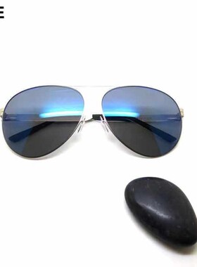 蓝色尼龙TR90超轻舒适风太阳镜