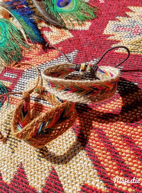 工匠印度泰国嬉皮风格hippie手链