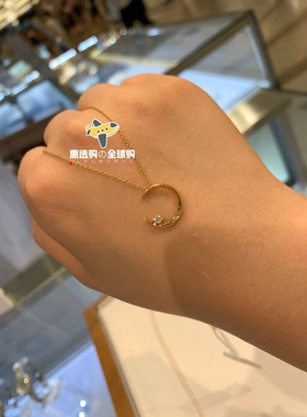 日本代购可直邮star jewelry美少女战士18k黄金白金钻石项链