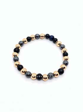 天然石情侣礼物手链我的爱同款