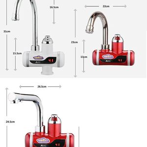 亚乐温显防电墙电热水龙头即速热电水龙头伸手热侧下进水3kw