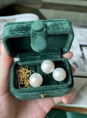 天然金珠吊坠戒指饰品盒
