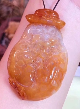 猫头鹰先生蜜糖色立体花清晰水润色泽浓郁 上身气质高雅实物巨美