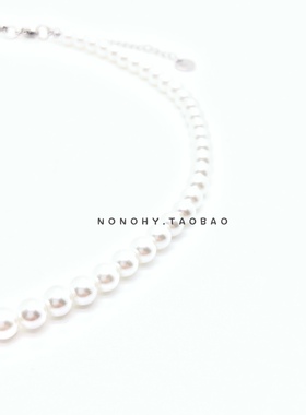 小众轻奢情侣珍珠项链陈立安同款