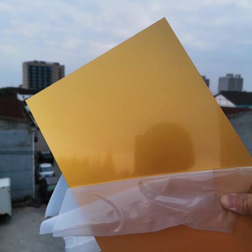 3毫米厚金粉亚克力板加工定制雕刻 金色有机玻璃塑料板材定做切割 - 图2