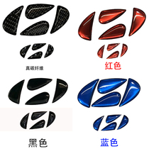 So8 neckline famous Toulon Reina New road Winning Retrofit Steering Wheel Stickled Tail stickers Crystal carbon fiber stickup plastic stickers