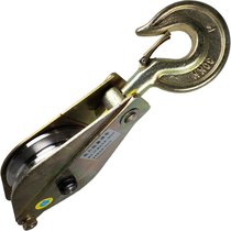 Electric lifting pulley bearing hook-type tackle cable tumble ring pulley block hook type 1 ton