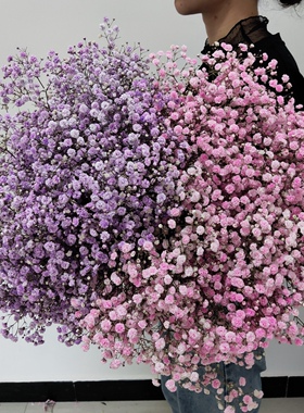 发光满天星勿忘我干花鲜花浪漫