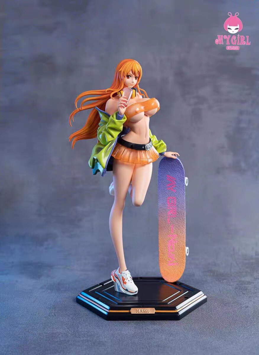 my girl studio mg 海贼王 娜美 滑板 限量 gk 手办 雕像