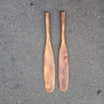 50-90 Cm Single Hands Paddle Paddle Tire Inner Paddle Wood Fir Wood Tung Oil Small Boat Paddle Rafting Can Be Customized