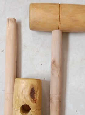 钱戳纸符子用纸印子黄纸打纸工具黄檀木锤子好搭