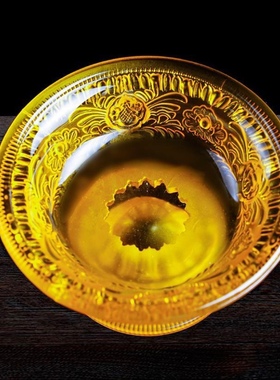 琉璃护法杯吉祥藏式供佛修禅摆件