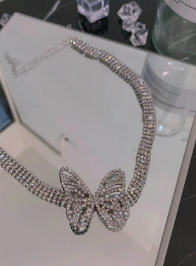 choker辣妹名媛风超仙满钻项圈