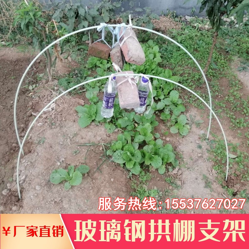 温室小花棚菜g地篱笆小型大棚骨架塑料支架遮阳棚架简易小棚架子 - 图0