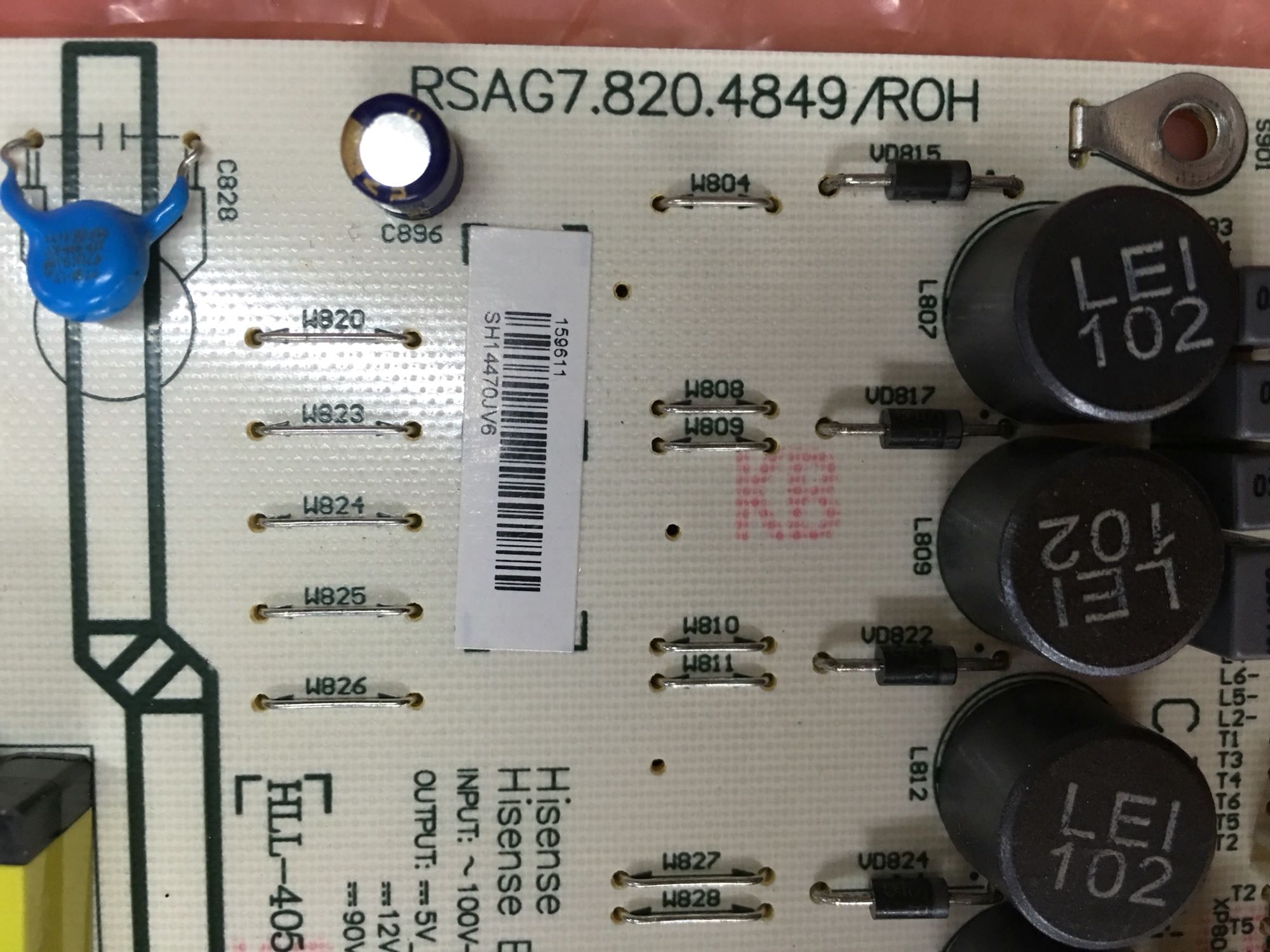 RSAG7.820.4849/ROH适合海信LED55K610X3D LED42K310X3D 电源主板 - 图0