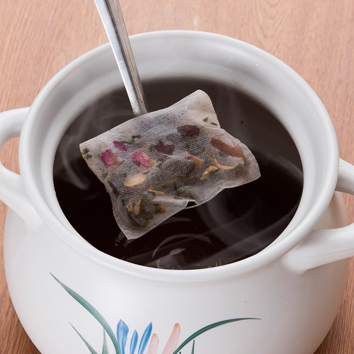 日本进口一次性茶包袋3个装无纺布泡茶叶包装袋卤料袋煮药过滤袋 - 图2