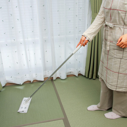 日本家用尘推地拖平板拖把木地板清洁平拖夹布懒人免手洗干湿两用 - 图0