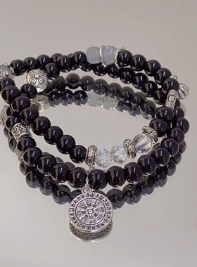 【墨川】火山石貔貅18籽