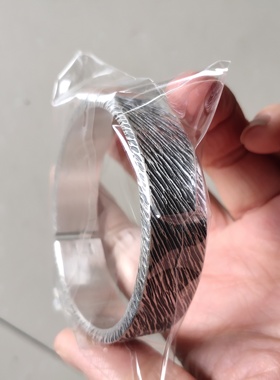 锤纹开口手镯饰品纯银复古男女