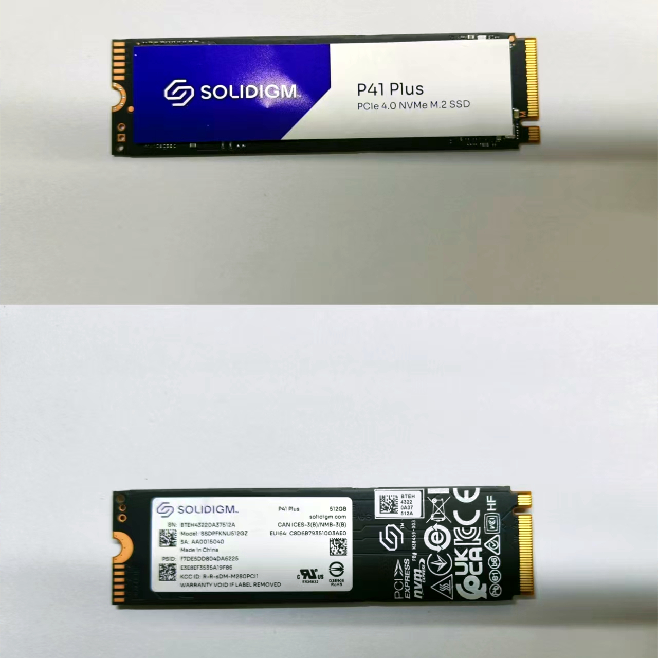 Solidigm/思得P41 PLUS 512G 固态硬盘M.2 PCIE4.0海力士SSD - 图1