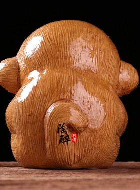 小猴子悟空石湾陶瓷佛山装饰品中式动物摆件礼盒工艺品公仔摆设