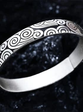 饰品祥云古典送妈妈礼物开口手环