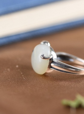 女925纯银民族风新颖戒指寓意好