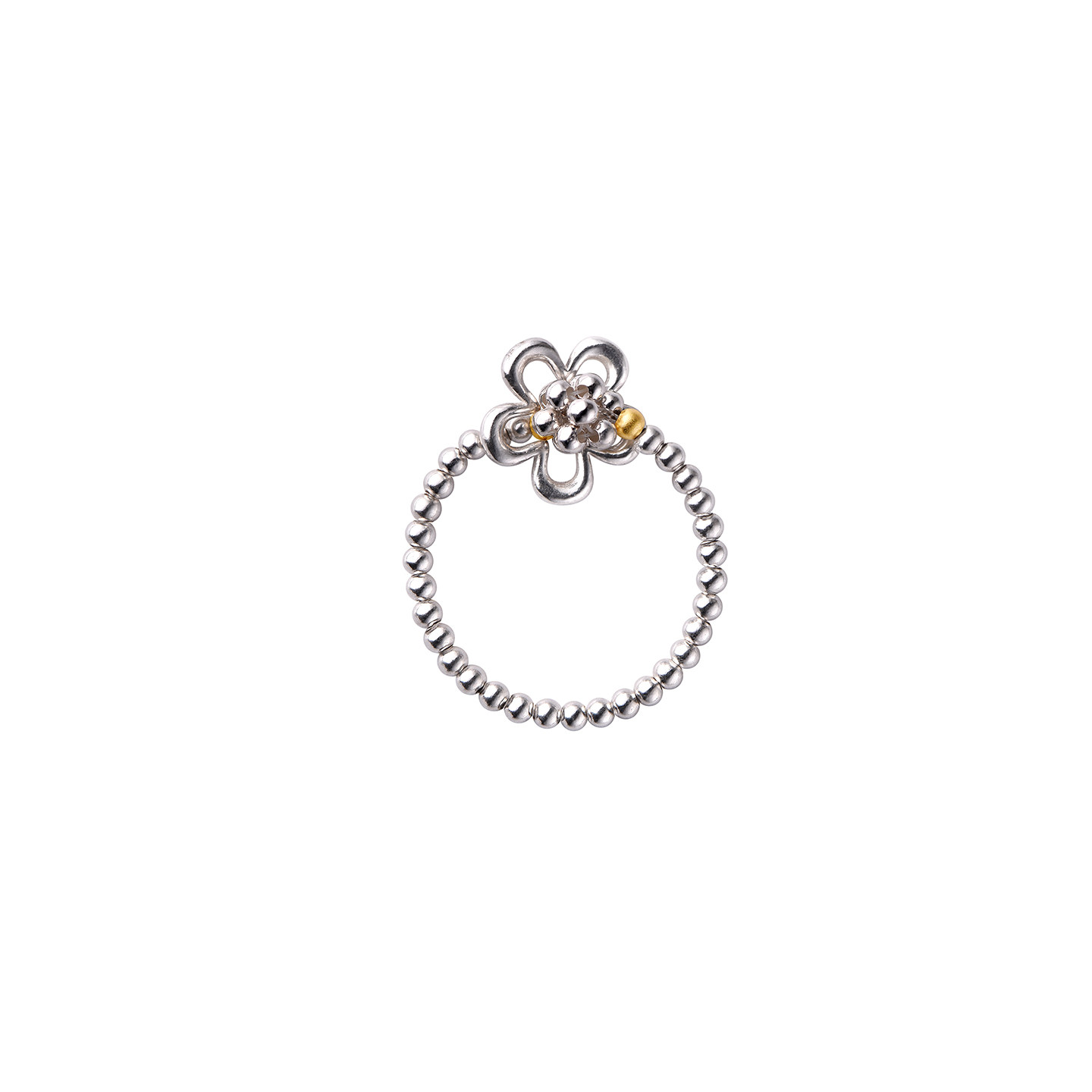 Jueren s925 sterling silver rotating wreath girl ring