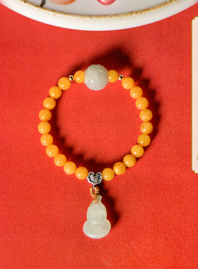 觉人原创天然满蜜蜜蜡手链