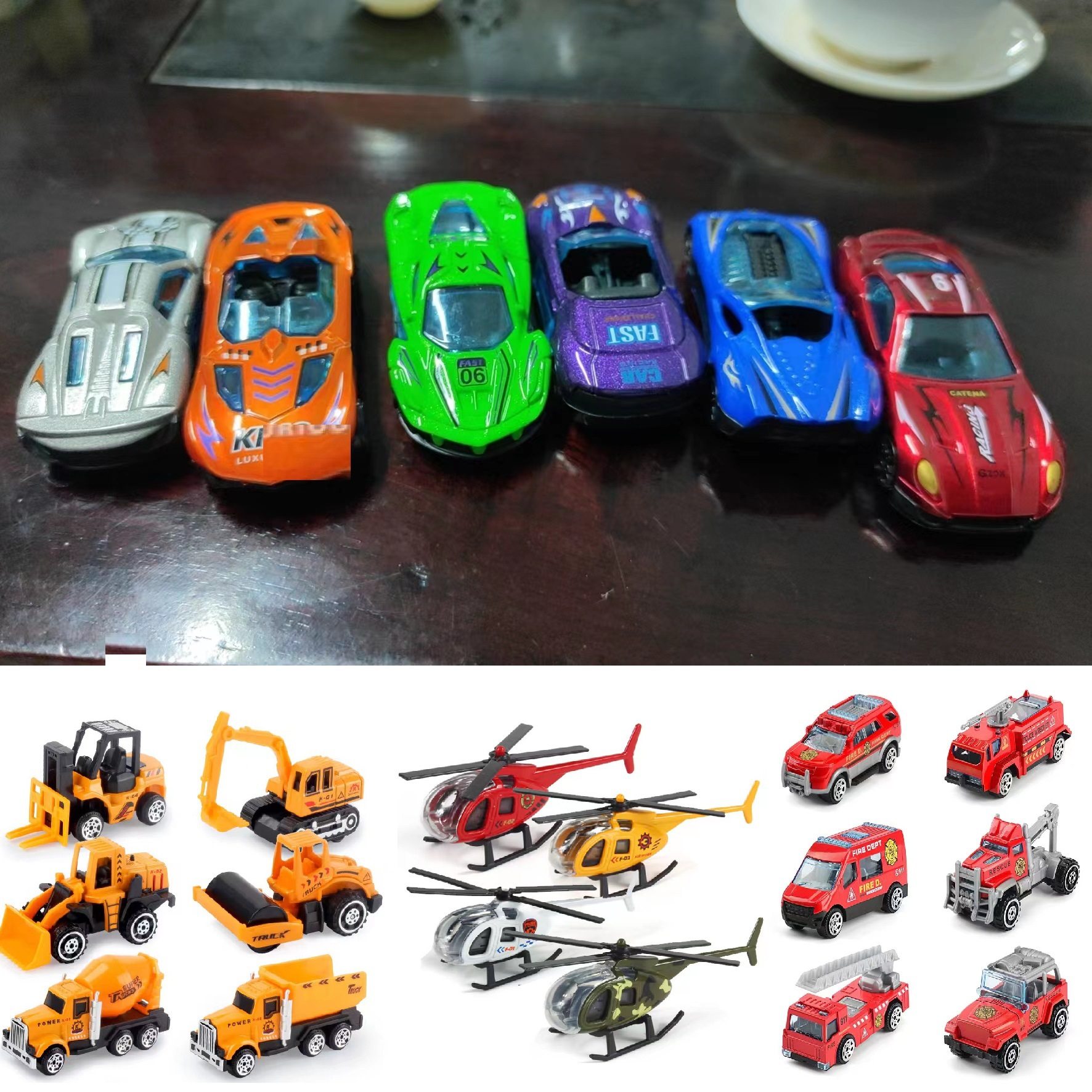 六一礼物批发礼物合金小汽车金属仿真工程车消防车飞机儿童玩具车,淘宝优惠券,粉丝福利购,淘宝优惠卷