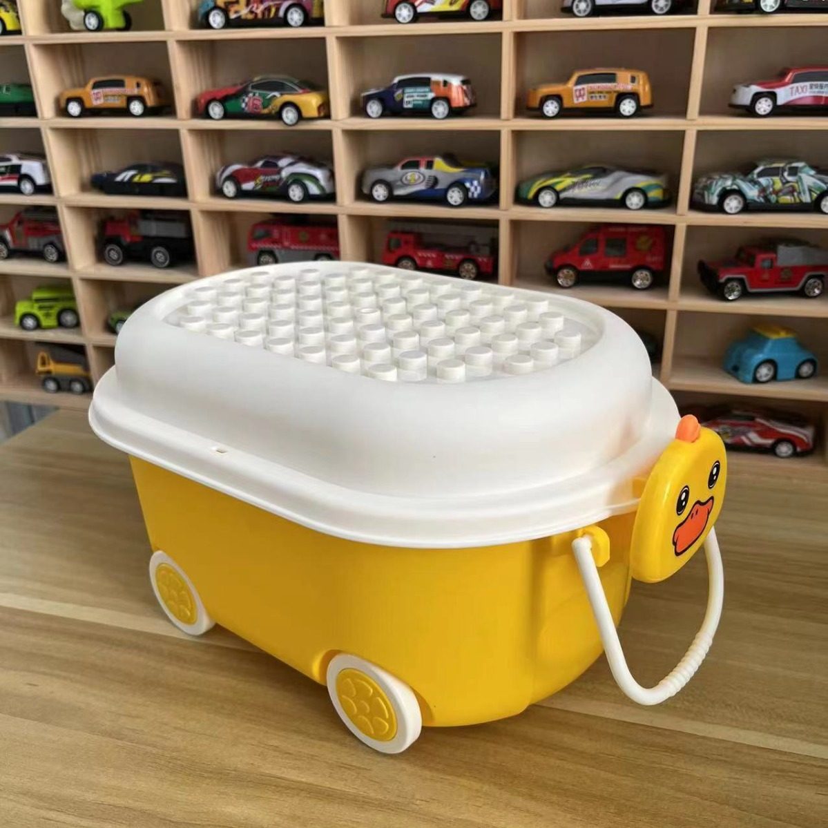 小黄鸭收纳盒积木盒子儿童玩具收纳箱整理箱塑料大容量储物箱,淘宝优惠券,粉丝福利购,淘宝优惠卷