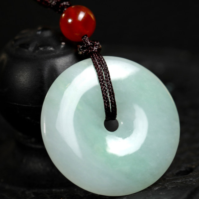 Colorful Yunnan style green flower ice type waxy type jadeite