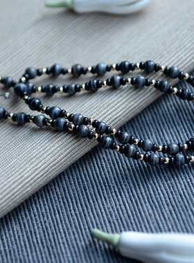 ｛海棠｝天然老药师珠玛瑙项链