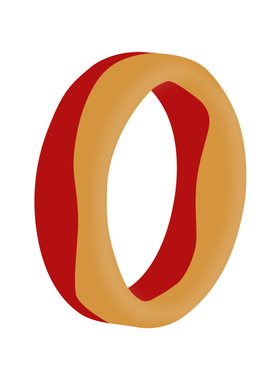 亚马逊硅胶双色戒指多巴胺silicone rings硅胶戒指运动指环小红书