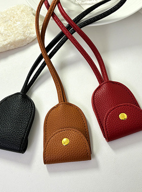 新款钥匙包项链抽拉式迷你小巧简约锁匙包挂脖男女车钥匙小包包