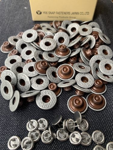 日本进口YKK工字扣 UNION MADE高端双针牛仔裤扣子16.8mm新款2025 - 图3