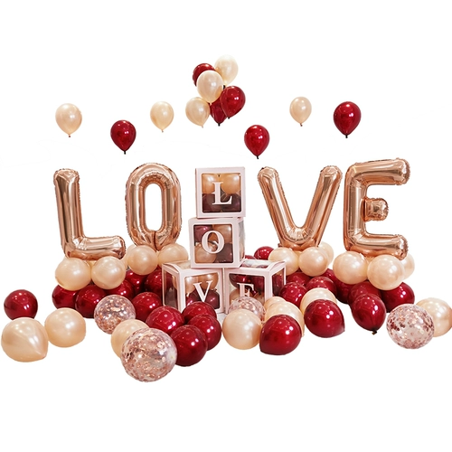 Love Alphabet Aluminum Film Decord
