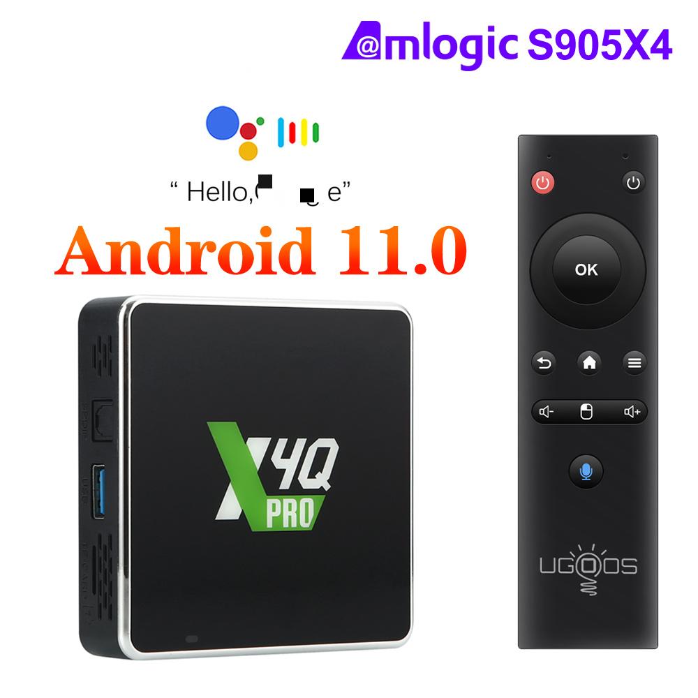 Ugoos X4Q pro amlogic S905X4 AV1 HDR android 11 1000M LAN-图0